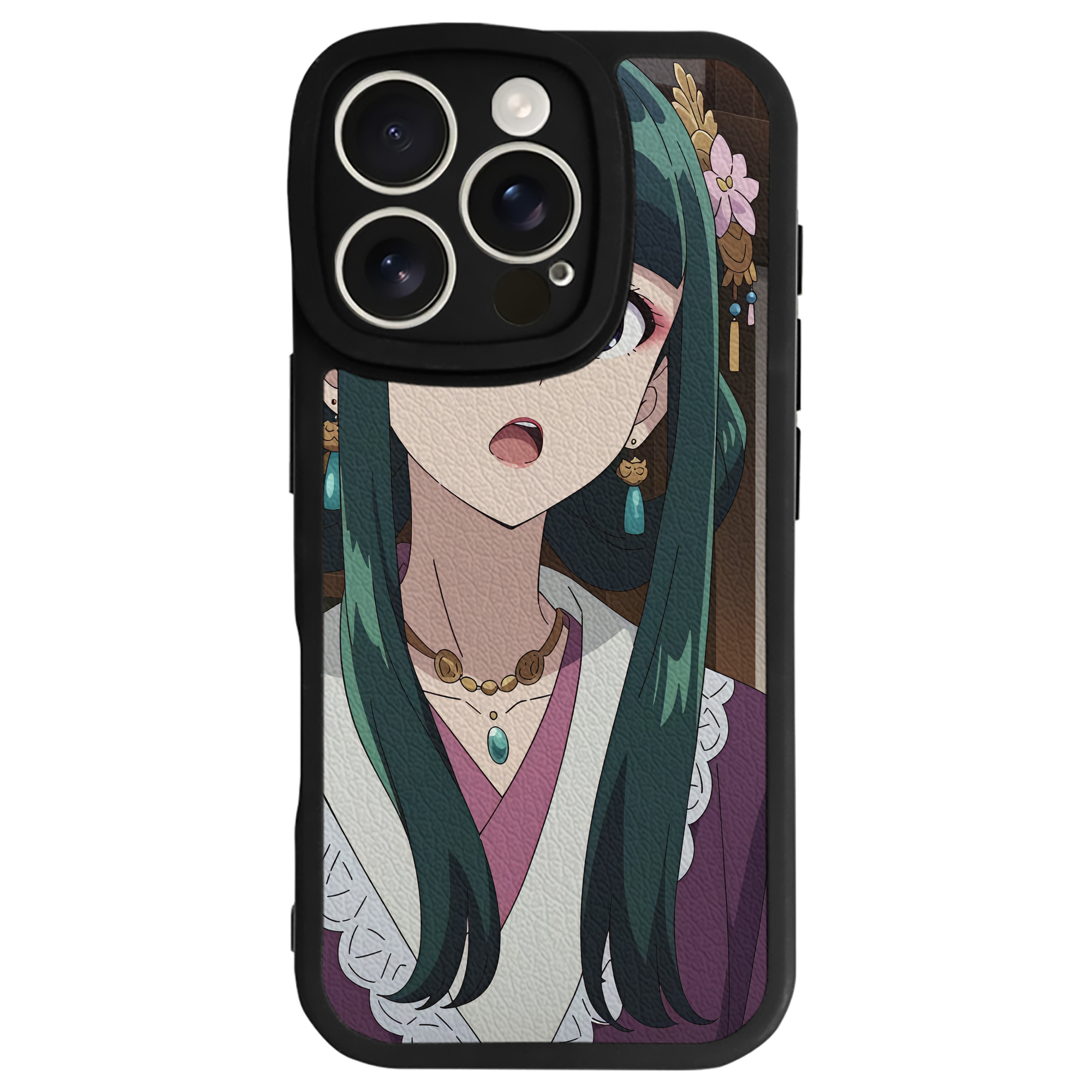 薬屋のひとりごと The Apothecary Diaries 【iPhone 16シリーズ対応】シリコンスマホケース（レザー調） 材質：シリコン